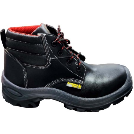 Bota Seguridad Romano Work Negro Dielectrica  Con Puntera y RH